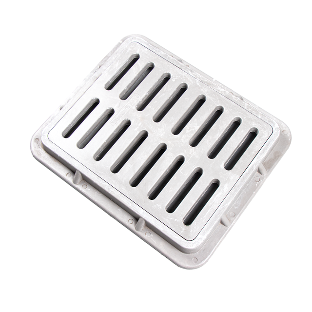 Chinese Supply Composite Plastic Gully Gratings Outdoor SMC Material Rain Water Drainage Grate