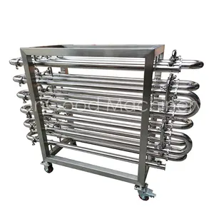 stainless steel tube in shell heat exchanger for fermentation industry