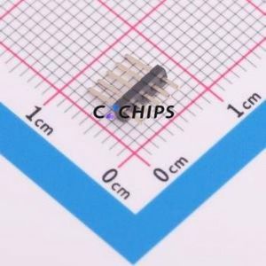 1271WV-5P Pin Header Through hole Component (THT),P=1.27mm Connector 1x5P 1.27mm Pin Header Through Hole - Product Image 1