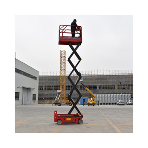Plateforme de travail aérienne hydraulique à ciseaux, hauteur 6-14 m, capacité 230-450 kg, utilisation intérieure et extérieure - Product Image 1