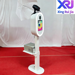 Xingruijia Hochzeits- und Geburtstags-Fotobox für Smartphones, <span class=keywords><strong>iPad</strong></span>/DSLR-Kameras, Selbstbedienungsdruck, Fernbedienung, stabiles Metallgestell - Product Image 2
