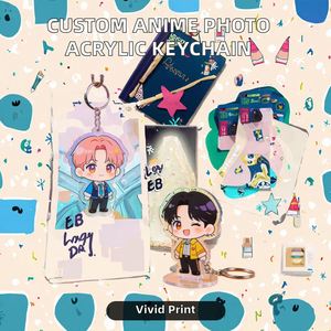Llavero Acrílico Kpop Colorido Promocional al por Mayor OEM de Ujoy Gift, Venta Caliente, Estilo Foto Digital, CartoonClick Cartoon - Product Image 2