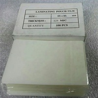 Pochettes de plastification Guangzhou Huada 70 x 100 mm pour cartes d'identité, 250 microns, film de plastification A4 65 x 95 mm