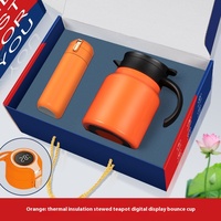 2025 nouveau Style Double paroi en acier inoxydable isolation cafetière avec théière Portable voyage Thermos théière avec Logo personnalisé
