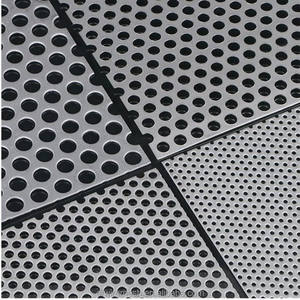 Gouttière de protection pour la construction ferroviaire, tôle perforée décorative en métal pour projet d'infrastructure - Product Image 5