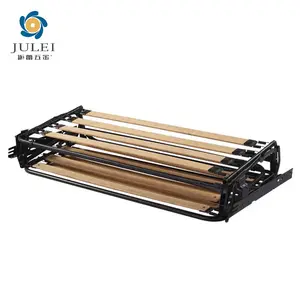Most popular folding out metal tube wooden slat sofabed Sofa Mechanism