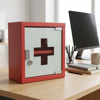 Boîtes de rangement pour médicaments en métal durables, modernes et personnalisées de haute qualité, trousse de premiers soins pliable à 2 niveaux, capacité de 10 à 20 L