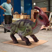 Nuevo Dinosaurio Robótico Animatrónico Realista Personalizado, Perro Robot con Control Remoto, Parasaurolophus para Eventos y Parques