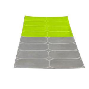 Autocollant en PVC réfléchissant rétro haute visibilité pour casques de motos feuille réfléchissante adhésive prismatique - Product Image 1
