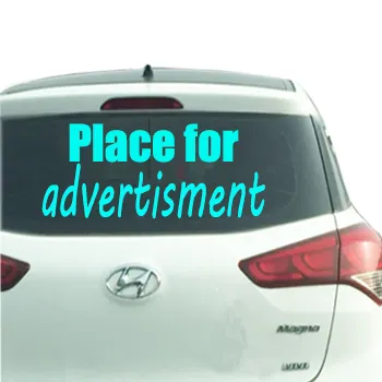 high brightness vehicle advertising truck advertisement El car sticker car decal support animation advertisement custom design