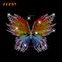 Conception de transfert de chaleur de Logo de strass personnalisé Hotfix modèle de transfert de strass