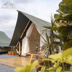 Waterproof Glamping <strong>Tents</strong> with Bathroom Outdoor <strong>Tent</strong> Luxury Canvas Safari <strong>Tent</strong> for Sales - Product Image 5