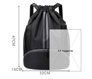 BSCI nhà sản xuất dây kéo du lịch Túi vải thô công suất lớn Túi Yoga với giày di động ngăn - Product Image 6