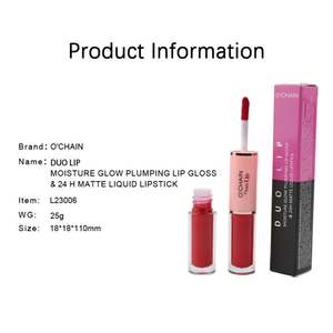 Juego de Lápices Labiales Líquidos Mate Multicolor OCHAIN, Maquillaje Labial Impermeable para Chicas, Brillo Labial Hidratante de Larga Duración - Product Image 3
