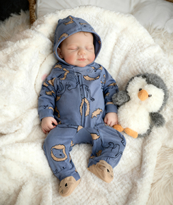 Muñecas Bebé <span class=keywords><strong>Reborn</strong></span> R&B de 20" Realistas y Suaves, Princesa de Cuerpo Completo con Conjunto de Moda para <span class=keywords><strong>Niñas</strong></span> Pequeñas y Recién Nacidas - Product Image 4