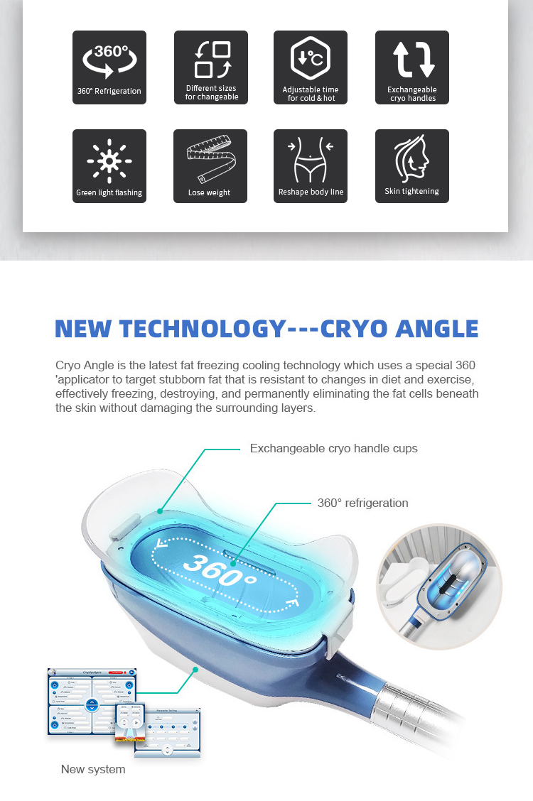 Hot Selling Professional Weight Loss Frozen Fat Decomposition 4 Handle Cooltech Fat Cryotherapy Frozen Weight Loss Machine