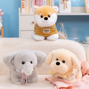 Adorables Figuras de Animales - Peluches de Elefante Bebé, <span class=keywords><strong>Chihuahua</strong></span>, Corgi, Muñecas para Niños - Regalos de Cumpleaños - Product Image 6