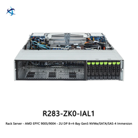 Servidor de Enfriamiento por Inmersión de Doble Socket 2U R283-ZK0-IAL1, AMD EPYC 9005 9004, 48 DIMMs, PCIe5.0, Servidor de Computación de Alta Densidad
