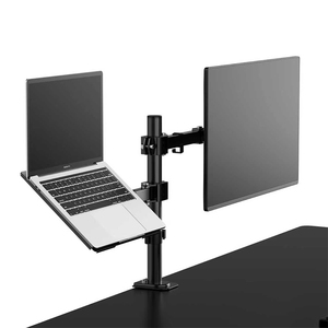 Chất lượng cao Nhà cung cấp thông minh Grommet cơ sở cơ khí kép Màn hình Arms nhiều góc nhìn 13 "-32" PC màn hình bàn núi - Product Image 3