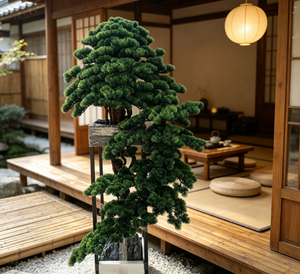 Plantas Artificiales para Recibir Invitados, Pino Decorativo, Nuevo Bonsái de Pino de Estilo Chino, <span class=keywords><strong>2m</strong></span> de Altura, Ecológico, Duradero, Forjado - Product Image 1