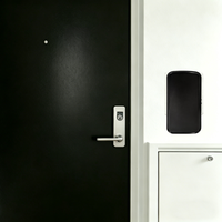 Sonnette de porte sans fil extérieure au design moderne Smart Life, prise EU/US/UK, étanche IP68, audio clair, portée 100 m, pour appartement, hôtel