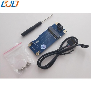 MB USB <span class=keywords><strong>2.0</strong></span> 9pin tiêu đề Mini PCI-E mpcie không dây mô-đun Adapter Cáp tín hiệu duy nhất khe cắm thẻ Sim cho 3G 4G LTE WWAN <span class=keywords><strong>Modem</strong></span> - Product Image 6