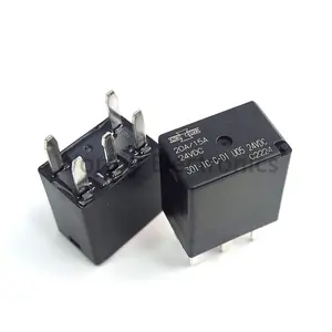 רכיב אלקטרוני אלקטרומגנטי רכב ממסר 24vdc 20a 5pin 301-1c-c-d1 u05 מודול ממסר