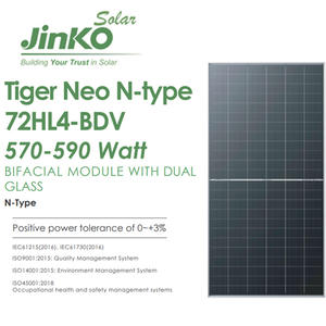 <span class=keywords><strong>Jinko</strong></span> N ประเภท Topcon 575 วัตต์ 72HL4-BDV <span class=keywords><strong>570</strong></span> 575 580 585 590 วัตต์โมดูลกระจกสองหน้าแผงเซลล์แสงอาทิตย์ <span class=keywords><strong>Jinko</strong></span> - Product Image 3
