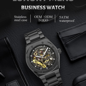 Nuevo Reloj de Pulsera para Hombre con Diseño de Esqueleto, Luminoso, Resistente al Agua, Movimiento Automático Japonés, Precio de Fábrica, Reloj Mecánico de Lujo - Product Image 3