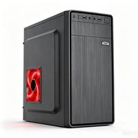 Boîtier PC Micro-ATX Mini-ITX personnalisé 350 mm petit format 4 emplacements PCI Châssis gaming à flux d'air maillé pour ordinateur de bureau