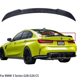 สปอยเลอร์หลังคาร์บอนไฟเบอร์ทรง CS สำหรับรถยนต์ซีรีส์ 3 รุ่น G20 G28 และ M3 G80 ปี 2018-2025 - Product Image 1