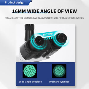 Biooptics กล้องจุลทรรศน์สามตาพลังงานสูง HD ห้องปฏิบัติการทางการแพทย์เฉพาะแบคทีเรียเกรดการวิจัยทางวิทยาศาสตร์ - Product Image 3