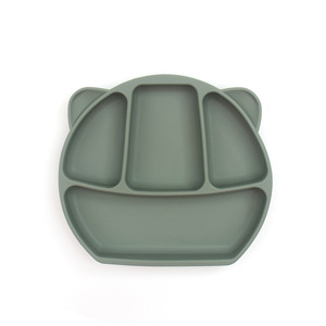 Juego de Platos de Silicona para Bebés, Libres de BPA, Aptos para Alimentos, con Divisiones y Succión - Product Image 1
