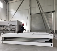 Maison conteneur pliable directement de l'usine, maison préfabriquée, structure en acier léger, maison modulaire étanche pour bureau, dortoir, vente en gros