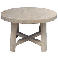 Meubles chinois antiques en bois recyclé ancienne table à thé couleur naturelle forte table basse rustique