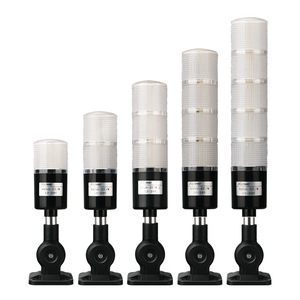 LED Warning Light 24V/220V IP65 Durable Multi Layer Signal Light With Screw Terminal Black Case - Product Image 3