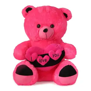 Oso de peluche de 20cm, 30cm, 40 cm, 60cm, Rosa y Rojo osito de peluche, te amo, Corazón