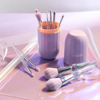 Ensemble de pinceaux de maquillage à poignée Outils de beauté paillettes ensemble de pinceaux de maquillage professionnel de la meilleure qualité