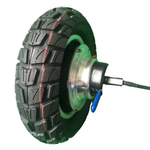 Vendita calda 10 pollici mozzo motore con motore encoderelettrico mozzo per sedia a rotelle motore ingranaggio 24V brushless dc elettrico ruote motore per sedia a rotelle