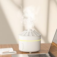 Diffuseur d'arômes ultrasonique en forme de maison, écologique, en plastique, 180 ml, avec prise USB/Type-C, lumière LED changeante de couleur, pour hôtel, vente en gros