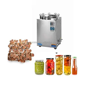 Glass Bottles Packaged Pressure Steam Sterilizer Autoclave For Food