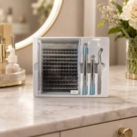 Kit de Cils DIY Premium Personnalisé – Faux Cils en Grappes 10 Rangées avec Adhésif, Dissolvant, Tubes et Pinces – Vente en Gros Marque Privée