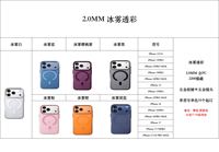 Nouvelle coque de téléphone de haute qualité avec support d'objectif magnétique pour iPhone 17, iPhone 17 Pro Max, iPhone 18 Pro, iPhone 18 Pro Max