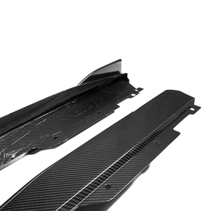 100% faldas laterales de fibra de carbono seca estilo X para <span class=keywords><strong>BMW</strong></span> <span class=keywords><strong>4</strong></span> Series G26 faldas laterales para <span class=keywords><strong>BMW</strong></span> 2021 + <span class=keywords><strong>4D</strong></span> sedán falda lateral de buen ajuste - Product Image 6