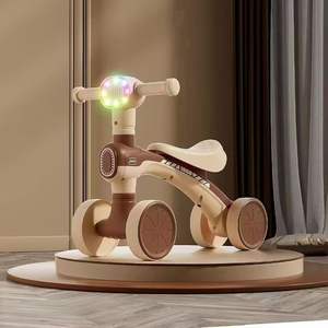 Kinder-Laufrad aus Kunststoff & Metall mit Vier Rädern, Musik & Licht für 1-<span class=keywords><strong>3</strong></span> Jährige, Unisex - Product Image 5