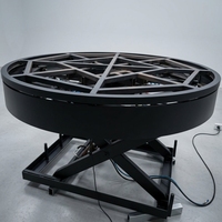 Plateforme de scène rotative électrique à ciseaux, plateforme de levage ronde pour événements, mariages, concerts