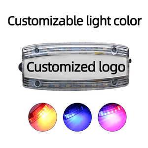 Luz de Advertencia LED Multicolor con Clip para Hombro, Roja, Azul, Blanca, IP65, Recargable, Luz de Seguridad de Emergencia - Product Image 2