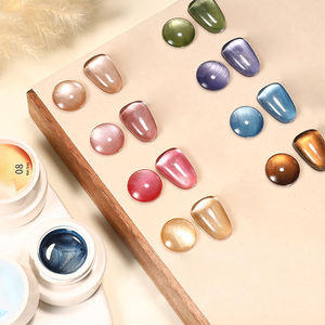 AILANUO Vernis à ongles gel effet œil de chat brillant 8 couleurs 15 ml, dissolvant pour vernis gel œil de chat, sans TPO, sans Hema, OEM ODM, gel néon - Product Image 3