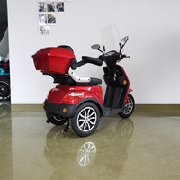Tricycle électrique luxueux de 1000 W à longue portée avec grand coffre de rangement pour personnes âgées