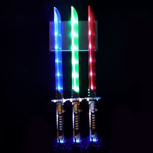 New Glowing Samurai Sword Kids' <b>Toy</b>: Flash Gravity-Sensing Sound & Light Multicolor Sword Hot-Selling Wholesale Item - Product Image 2